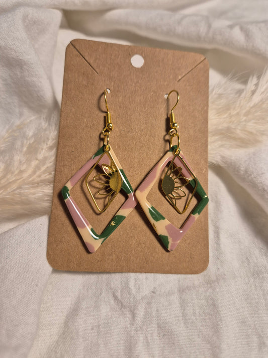 Boucle d'oreille 6cm