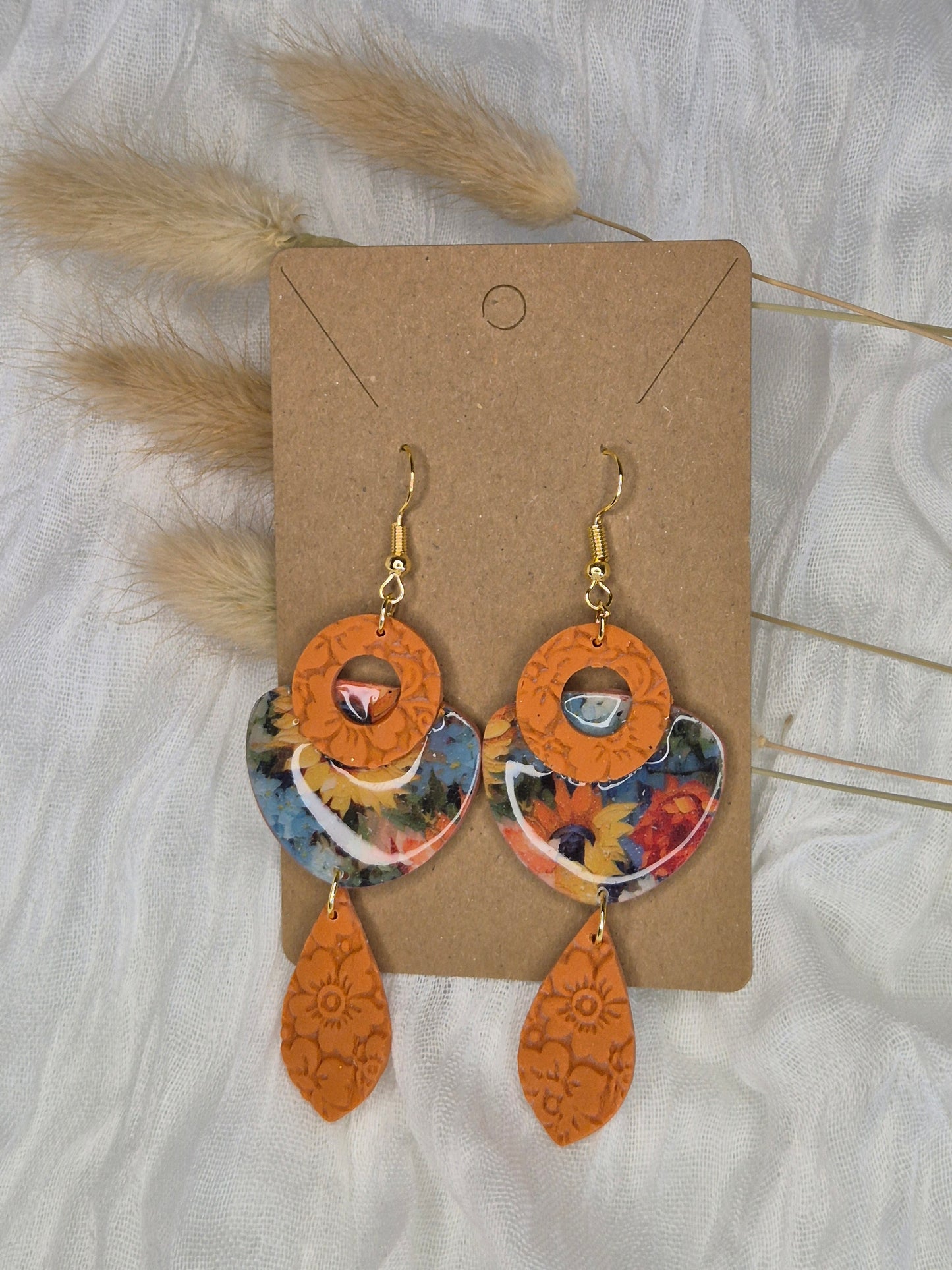 Boucle d'oreille 8,5cm