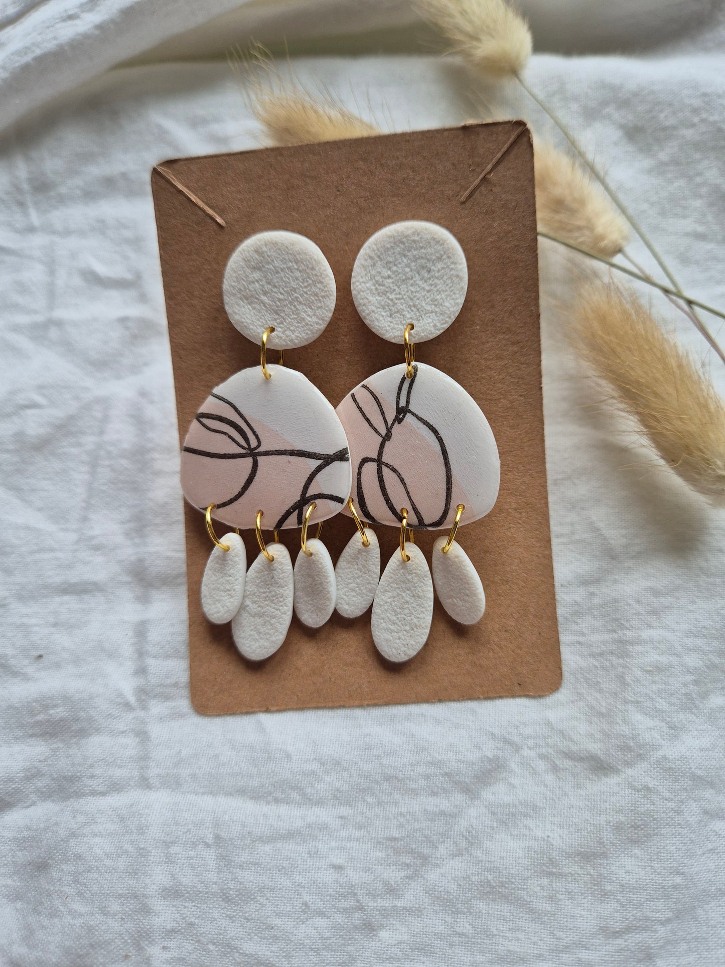 Boucle d'oreille 6,5cm