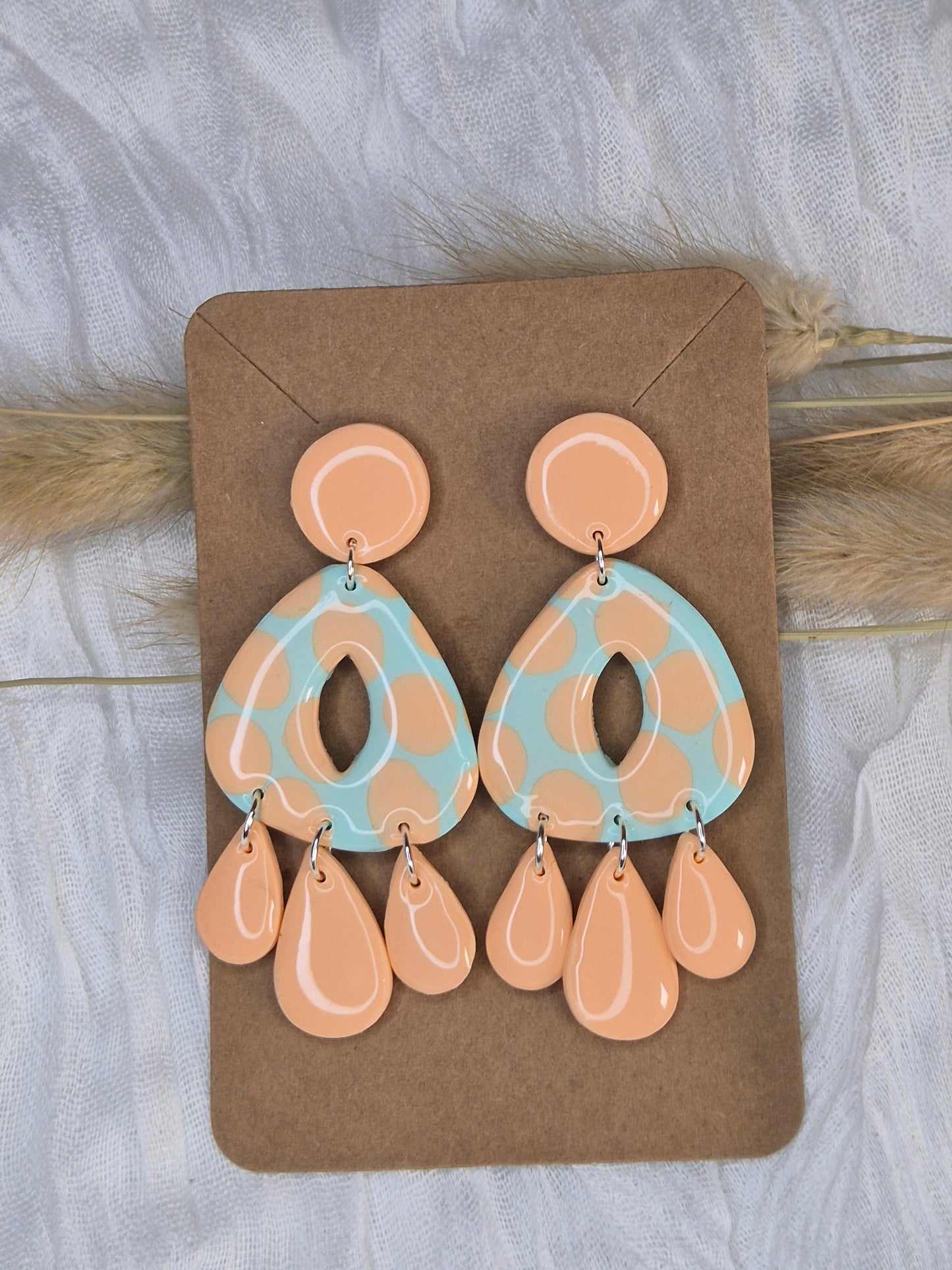 Boucle d'oreille 6,5cm