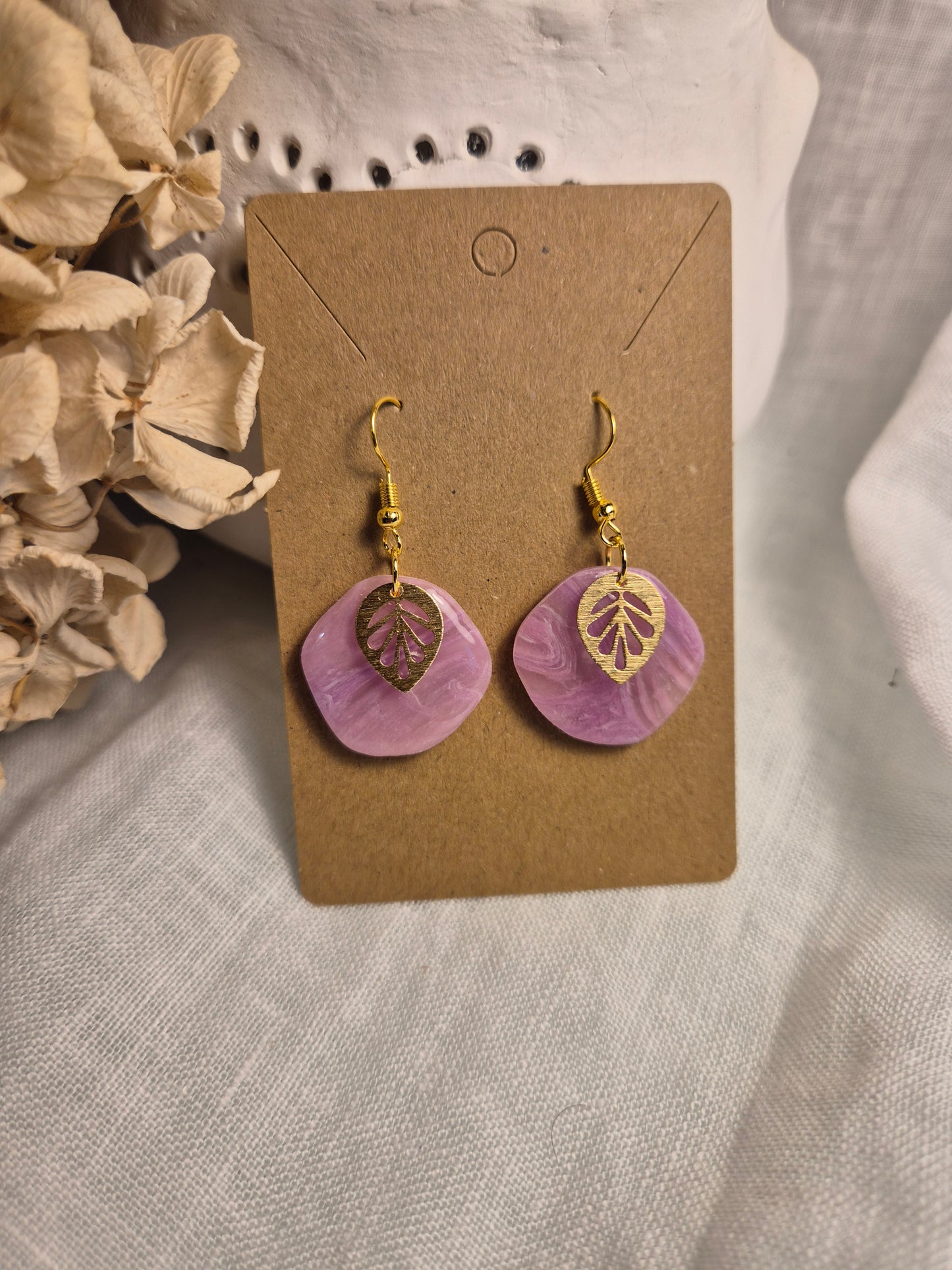 Boucle d'oreille 4,5cm