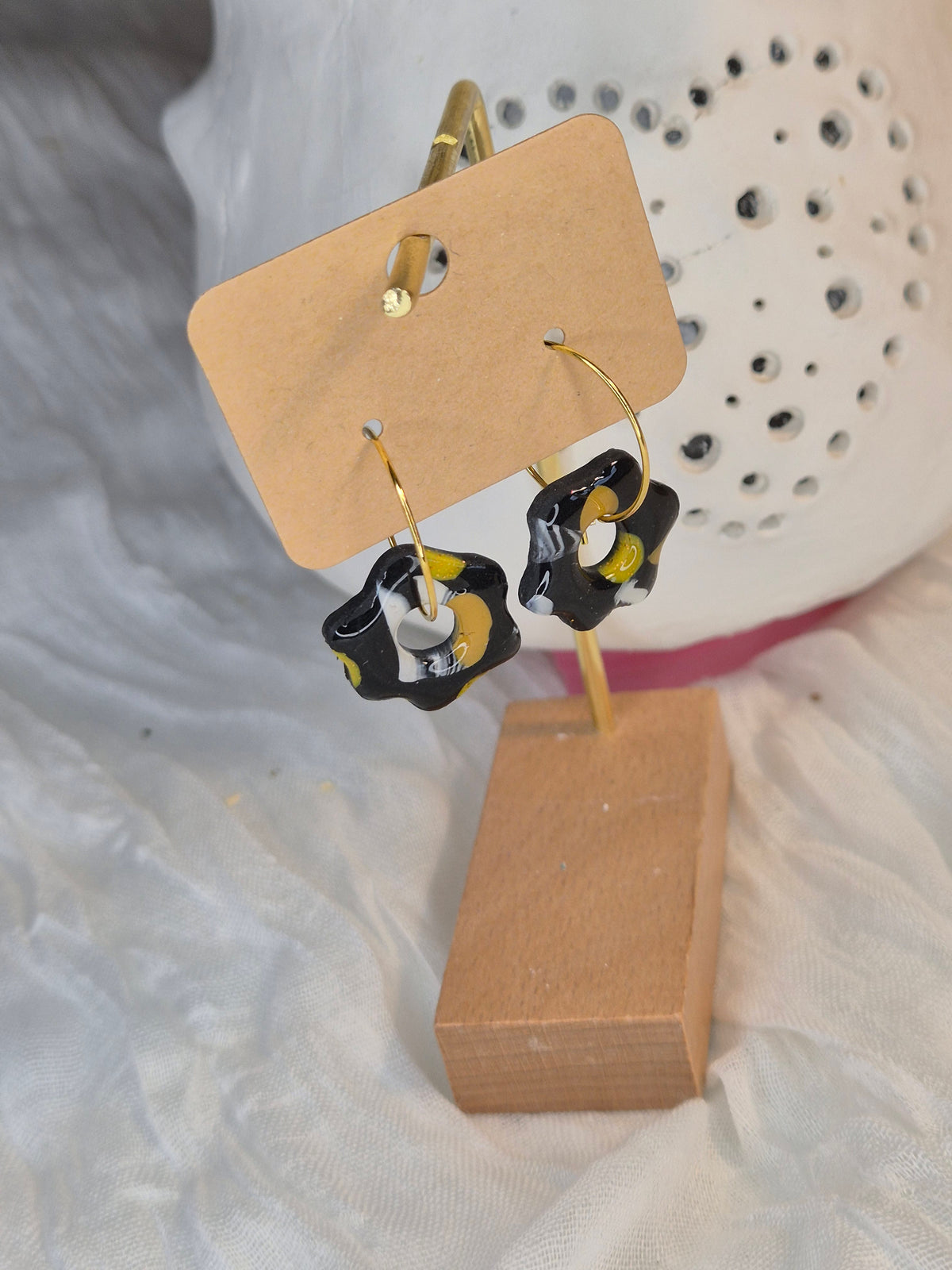 Boucle d'oreille 3,5cm