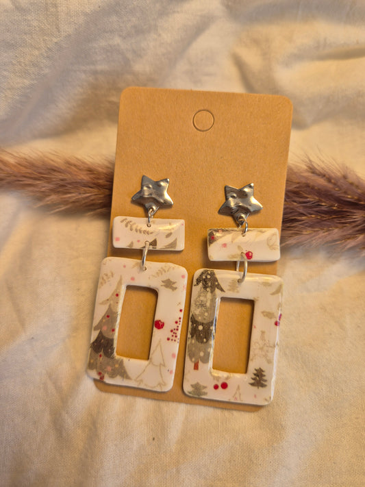 Boucle d'oreille 6cm