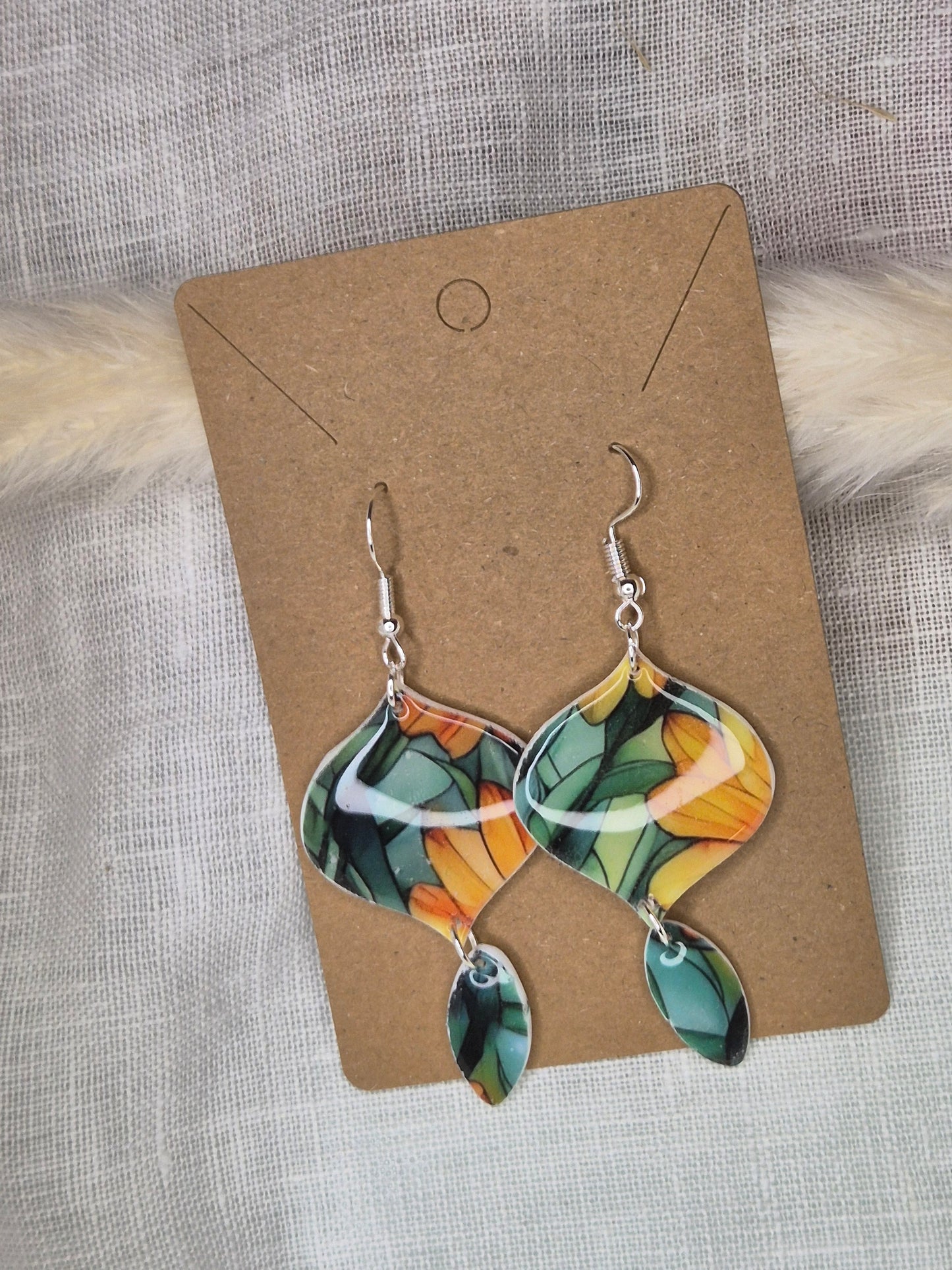 Boucle d'oreille 7cm