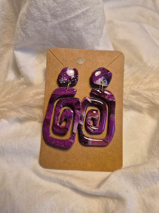 Boucle d'oreille 5,5cm