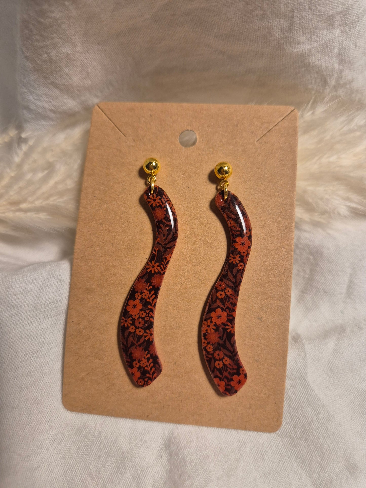 Boucle d'oreille 6cm