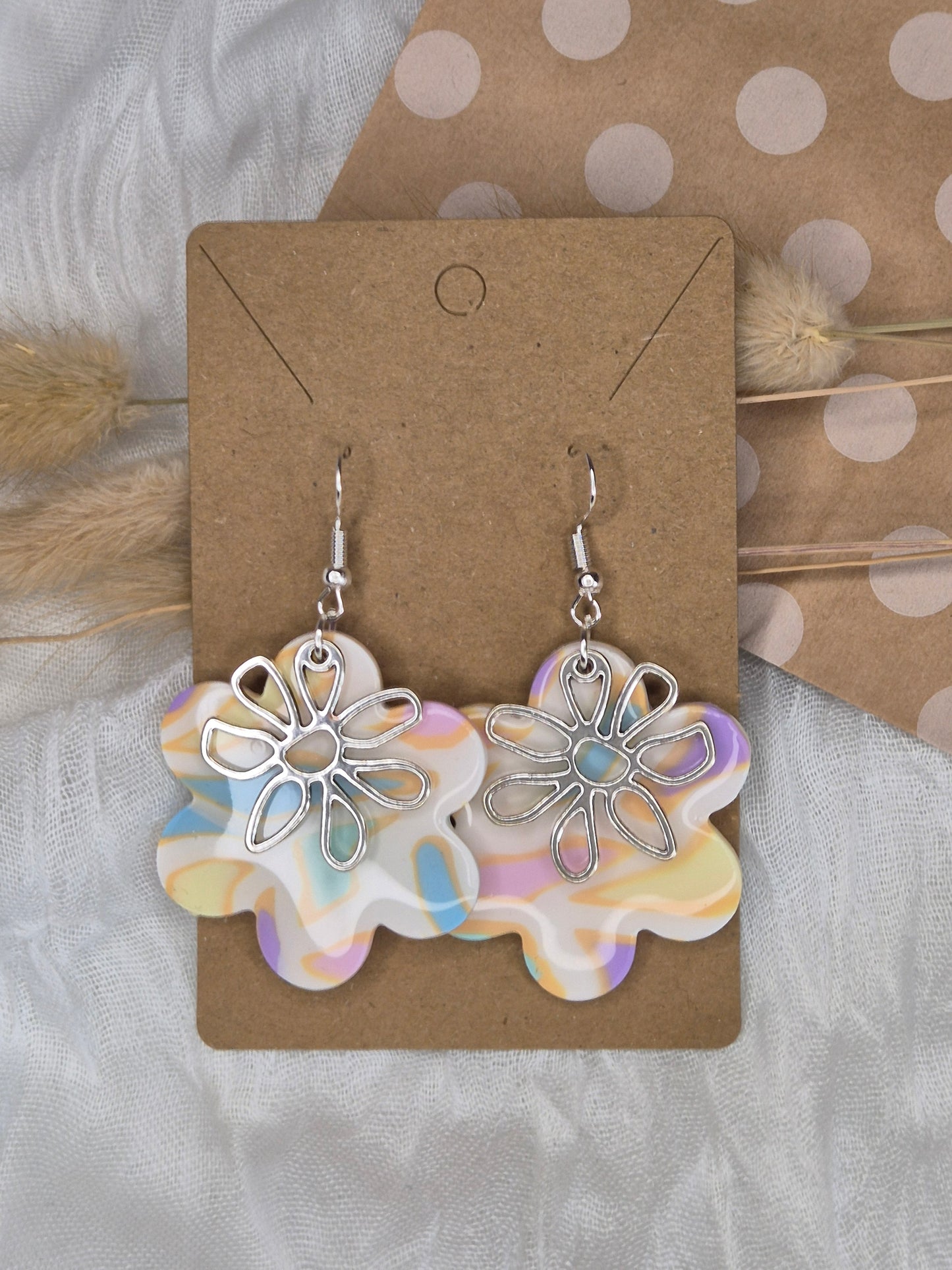 Boucle d'oreille 5,5cm