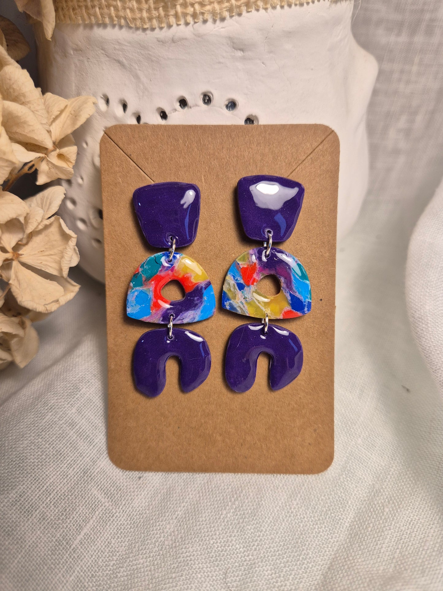 Boucle d'oreille 5,5cm