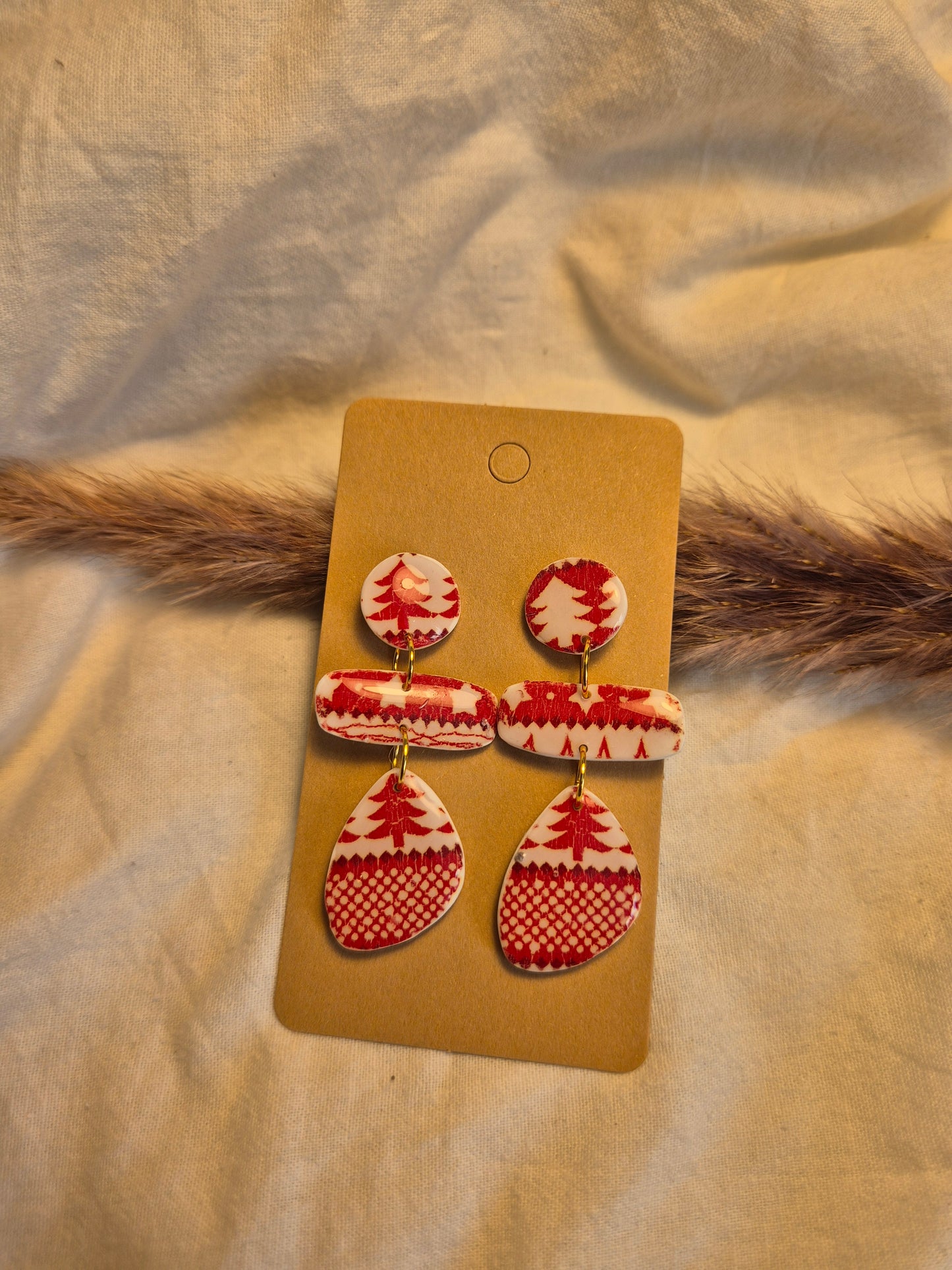 Boucle d'oreille 5,5cm