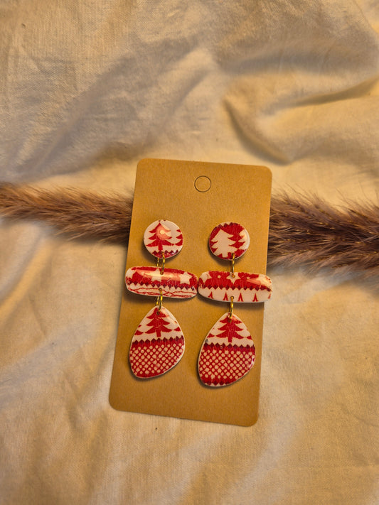 Boucle d'oreille 5,5cm