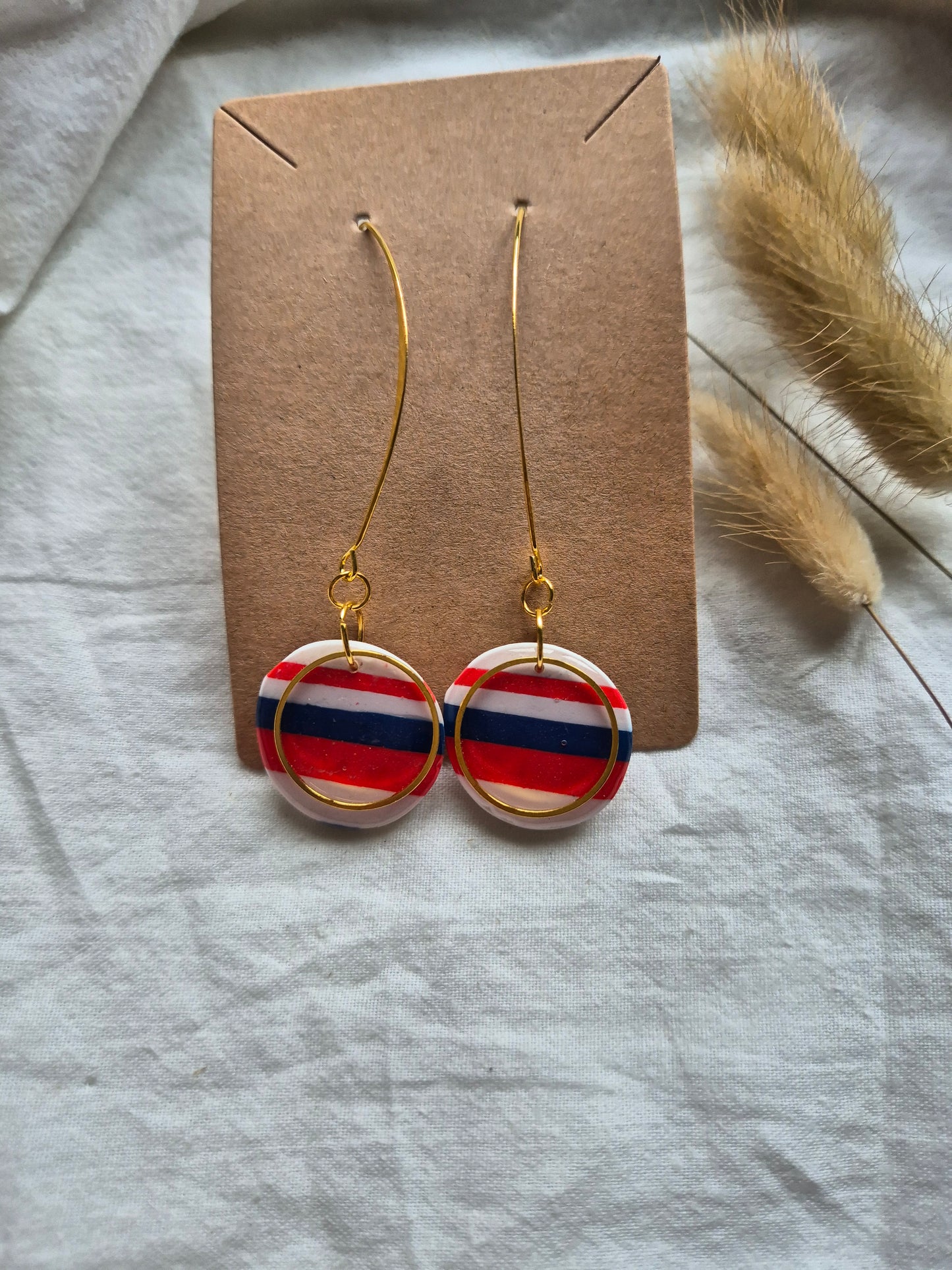 Boucle d'oreille 8cm