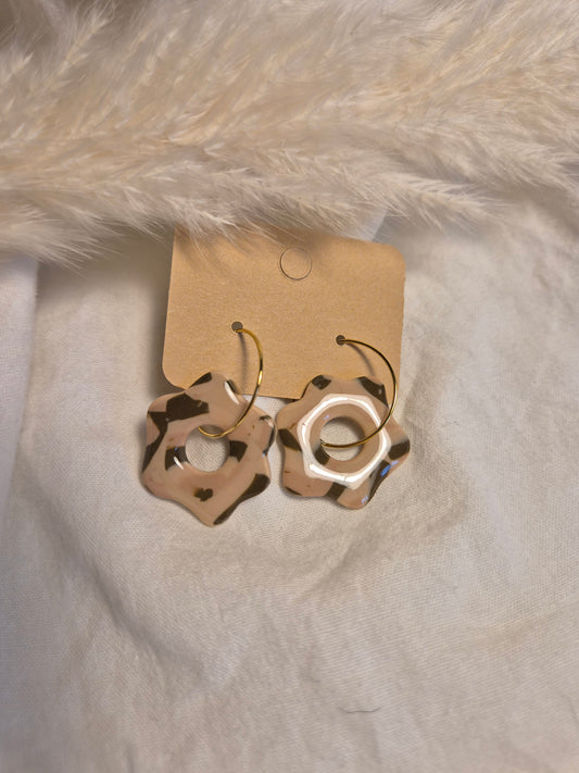 Boucle d'oreille 3,5cm