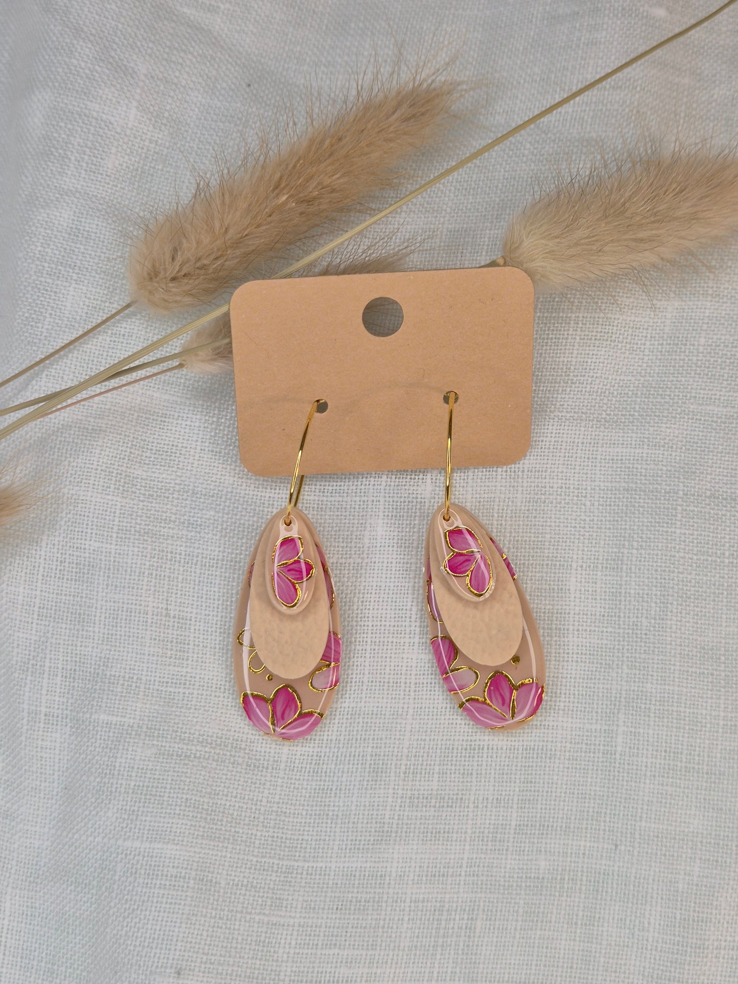 Boucle d'oreille 5,5cm