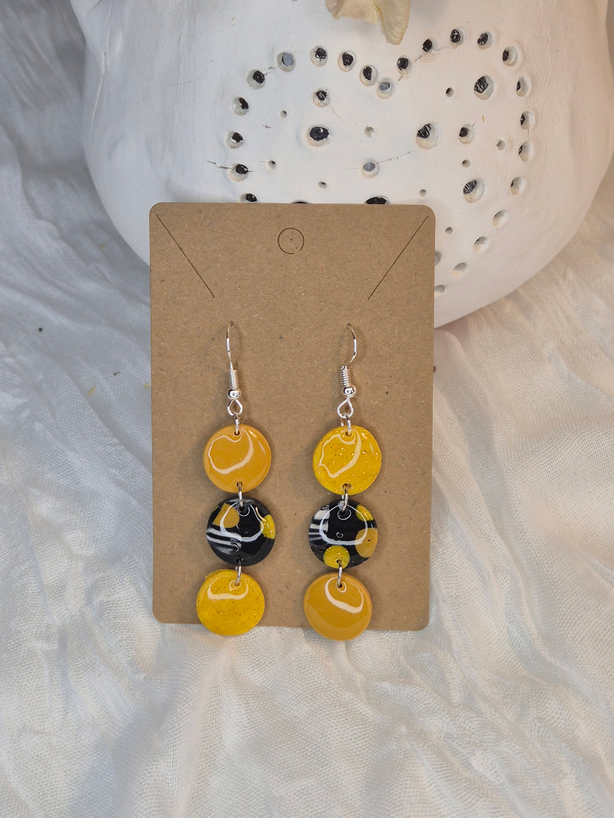 Boucle d'oreille 6,5cm