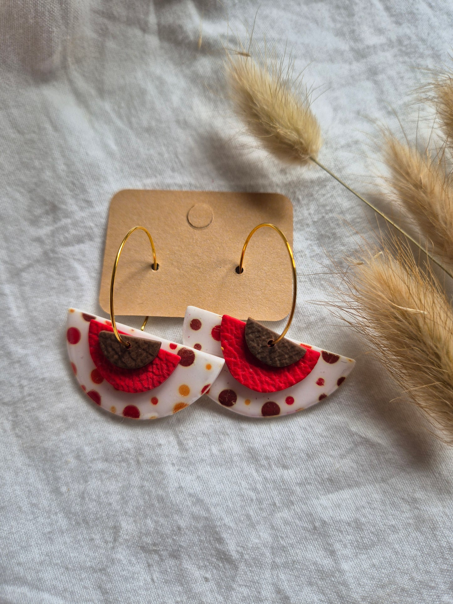 Boucle d'oreille 4,5cm