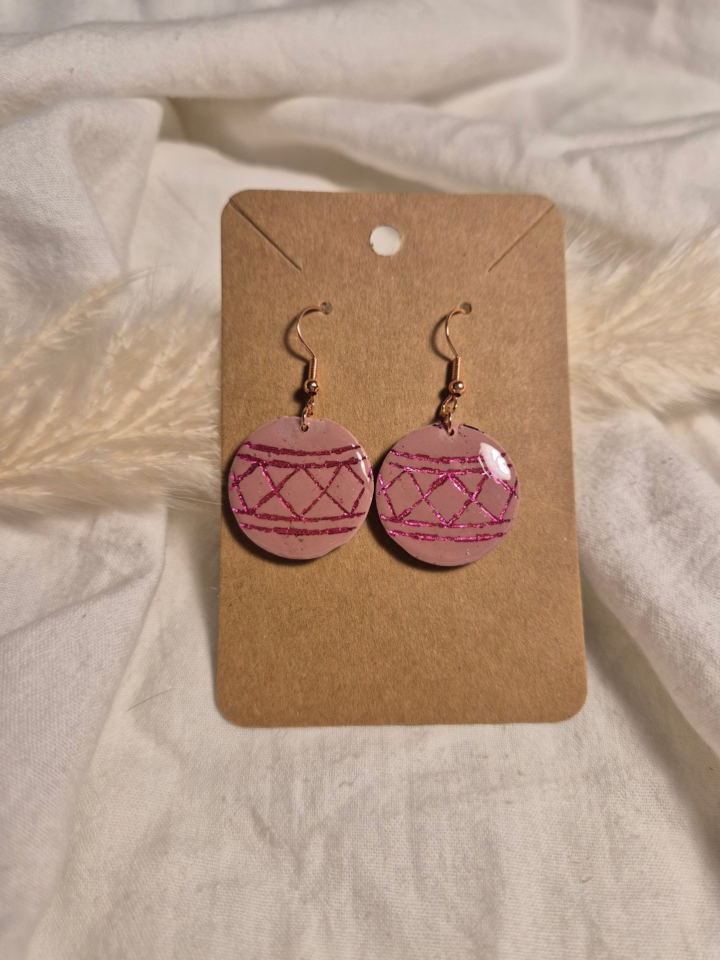 Boucle d'oreille 4,5cm