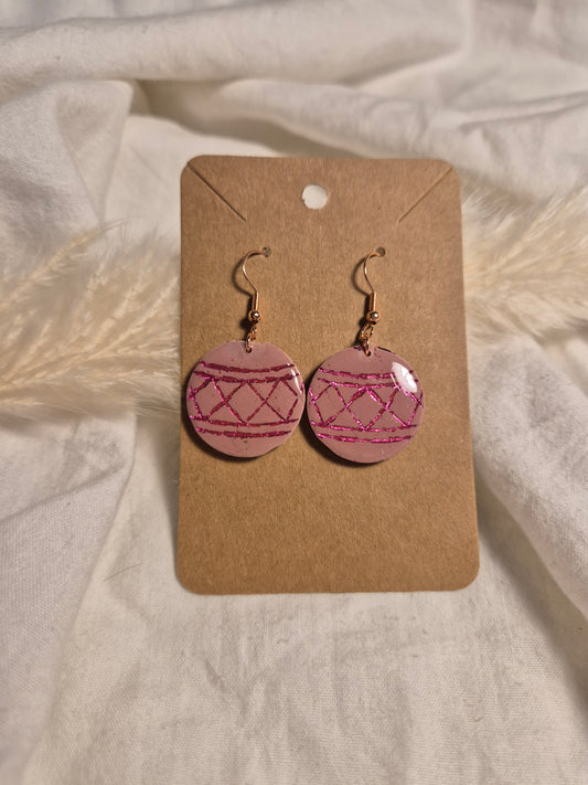 Boucle d'oreille 4,5cm