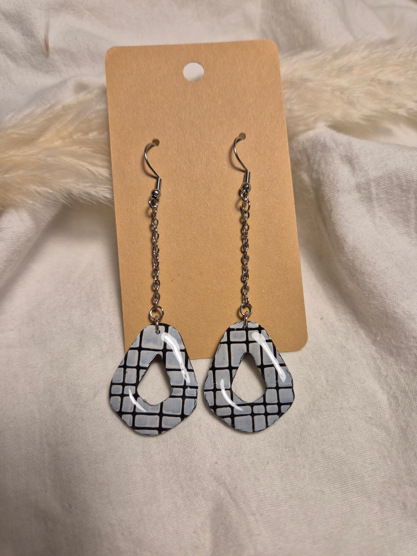 Boucle d'oreille 8cm