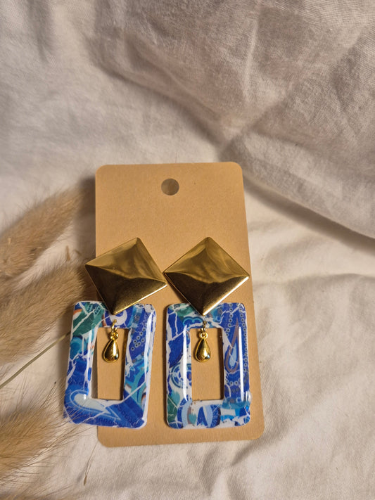 Boucle d'oreille 6cm