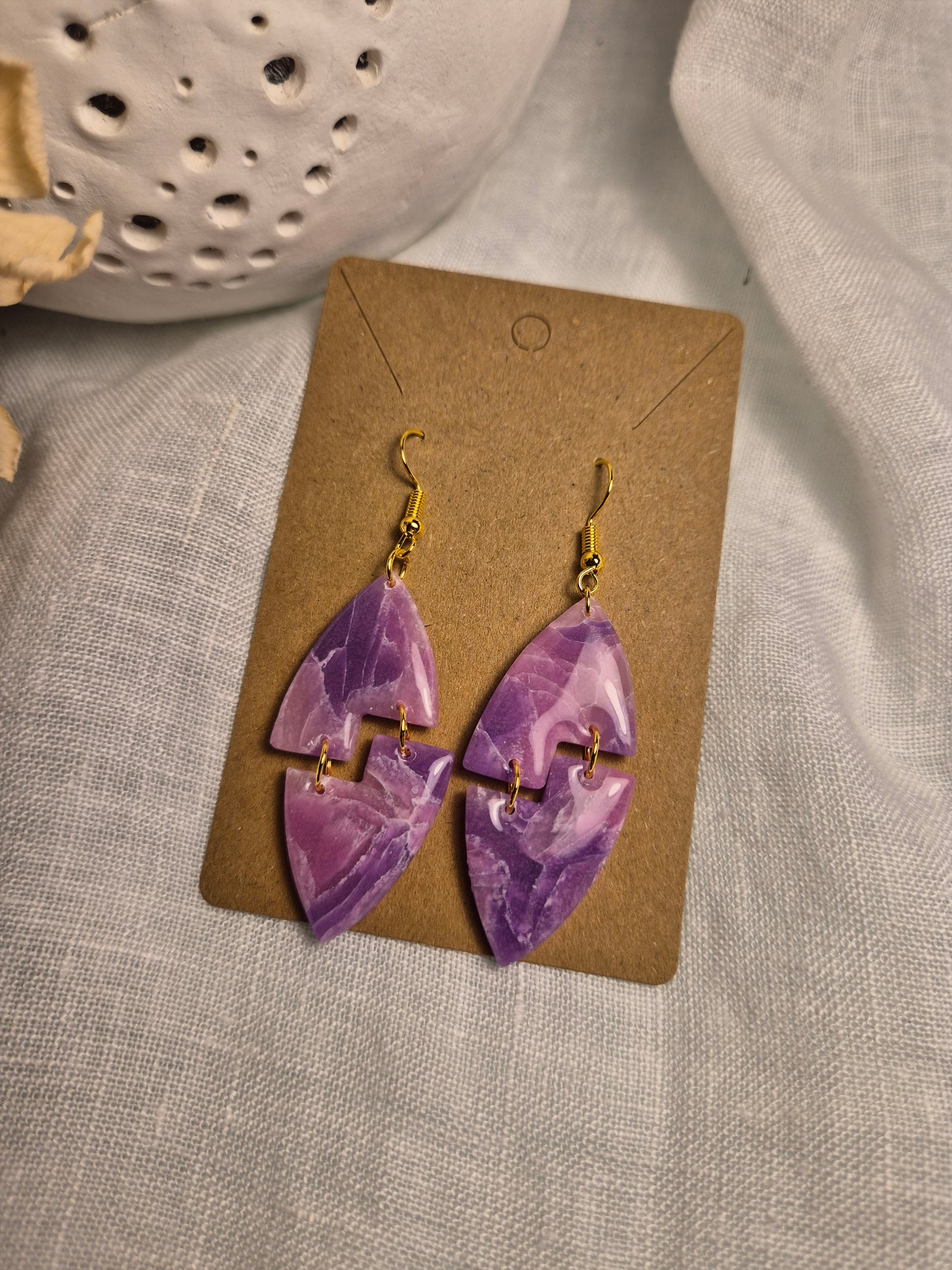 Boucle d'oreille 7cm