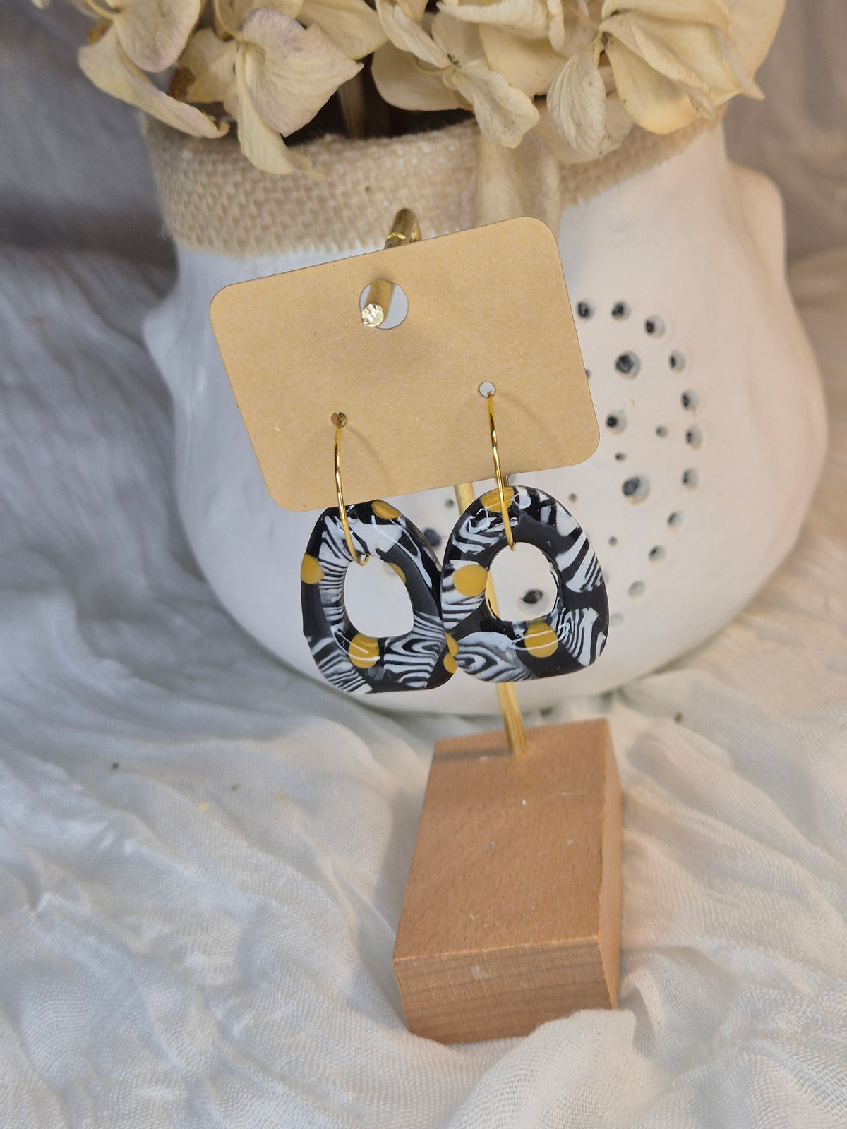 Boucle d'oreille 4cm