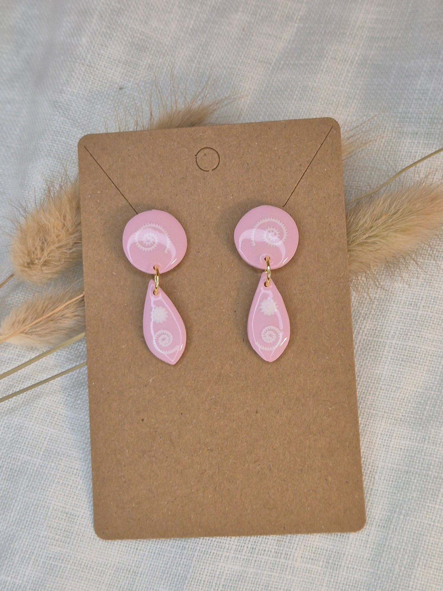 Boucle d'oreille 3,5cm