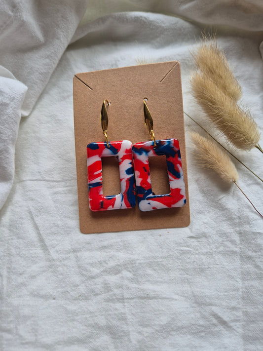 Boucle d'oreille 6cm