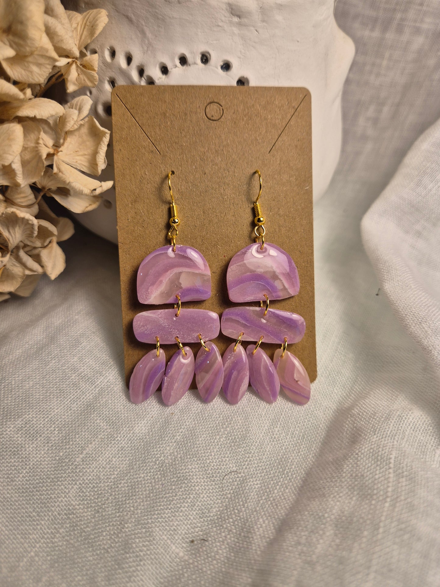 Boucle d'oreille 7cm