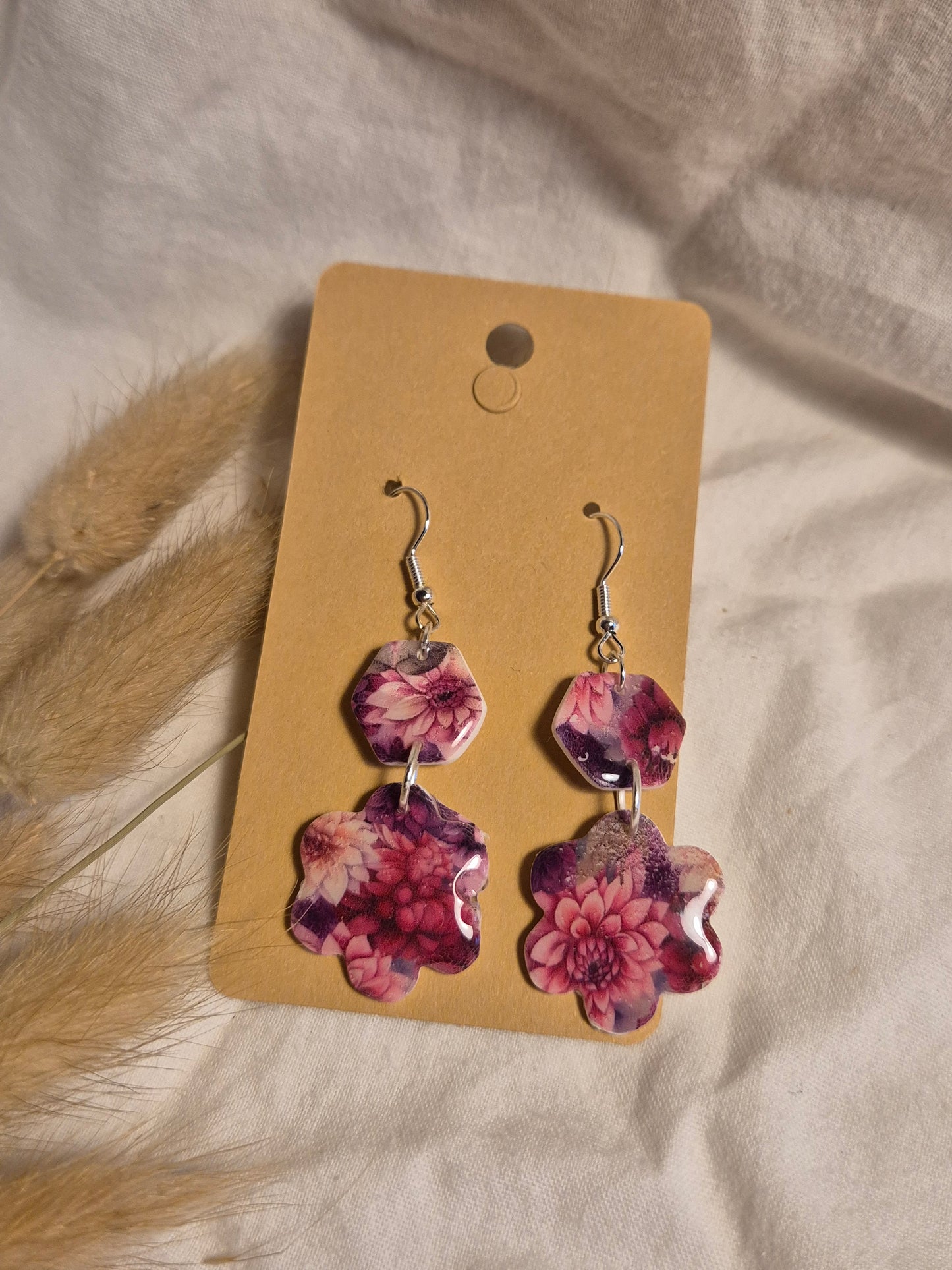 Boucle d'oreille 6cm