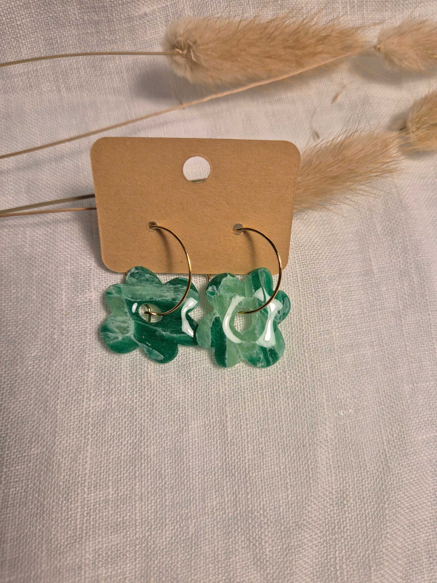 Boucle d'oreille 3,5cm