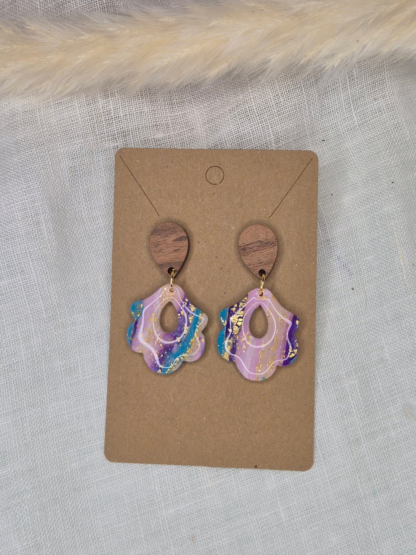 Boucle d'oreille 4,5cm