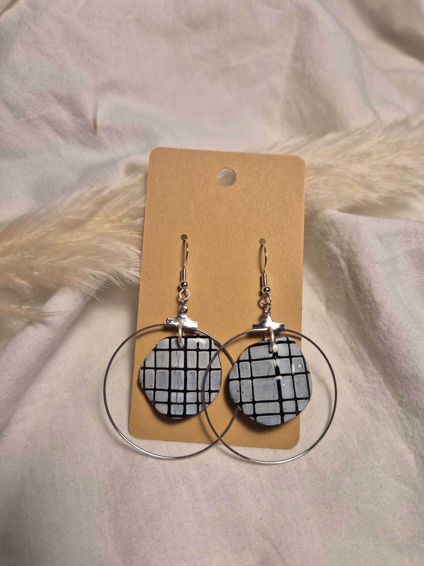 Boucle d'oreille 6,5cm