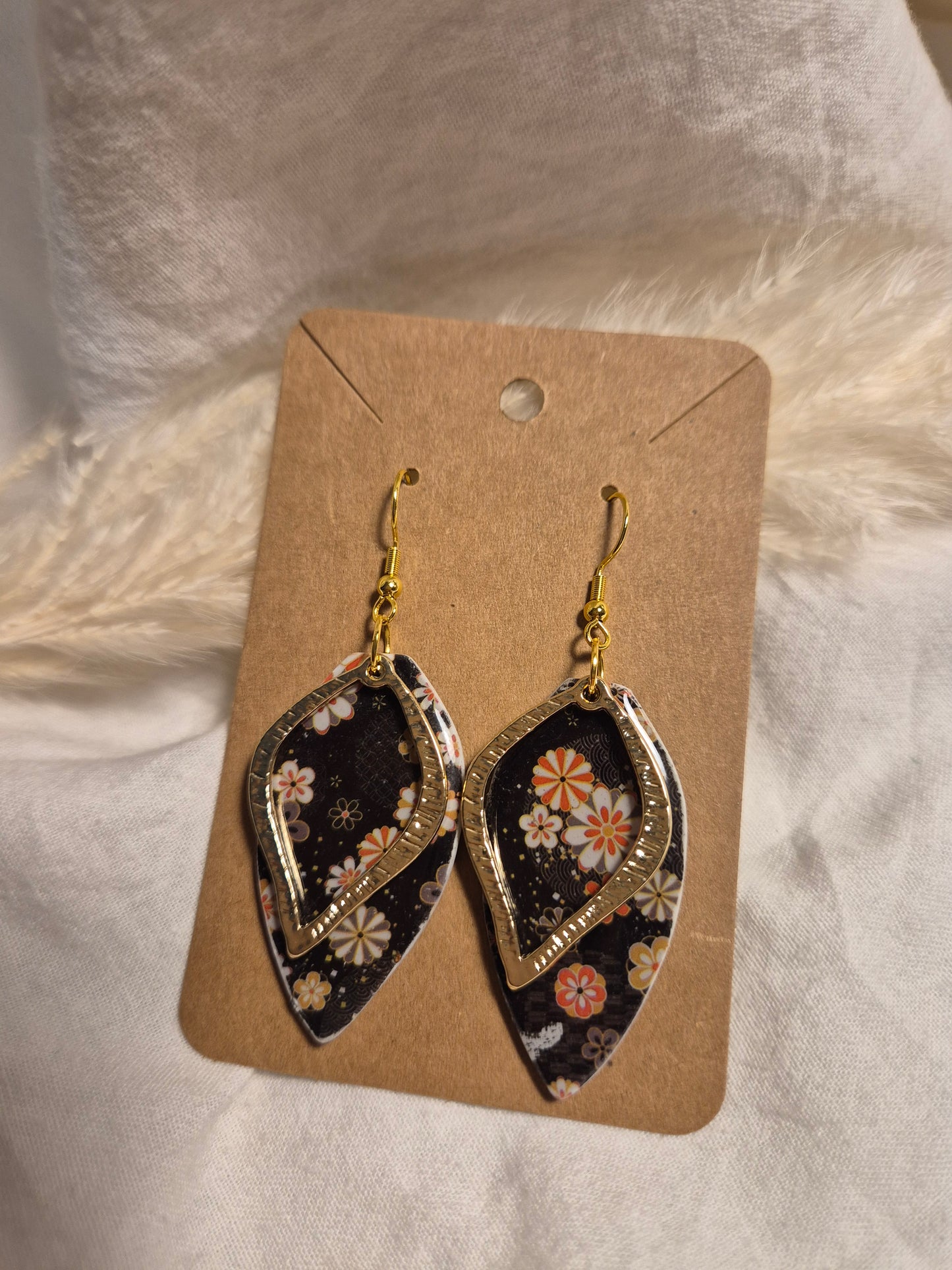 Boucle d'oreille 6,5cm