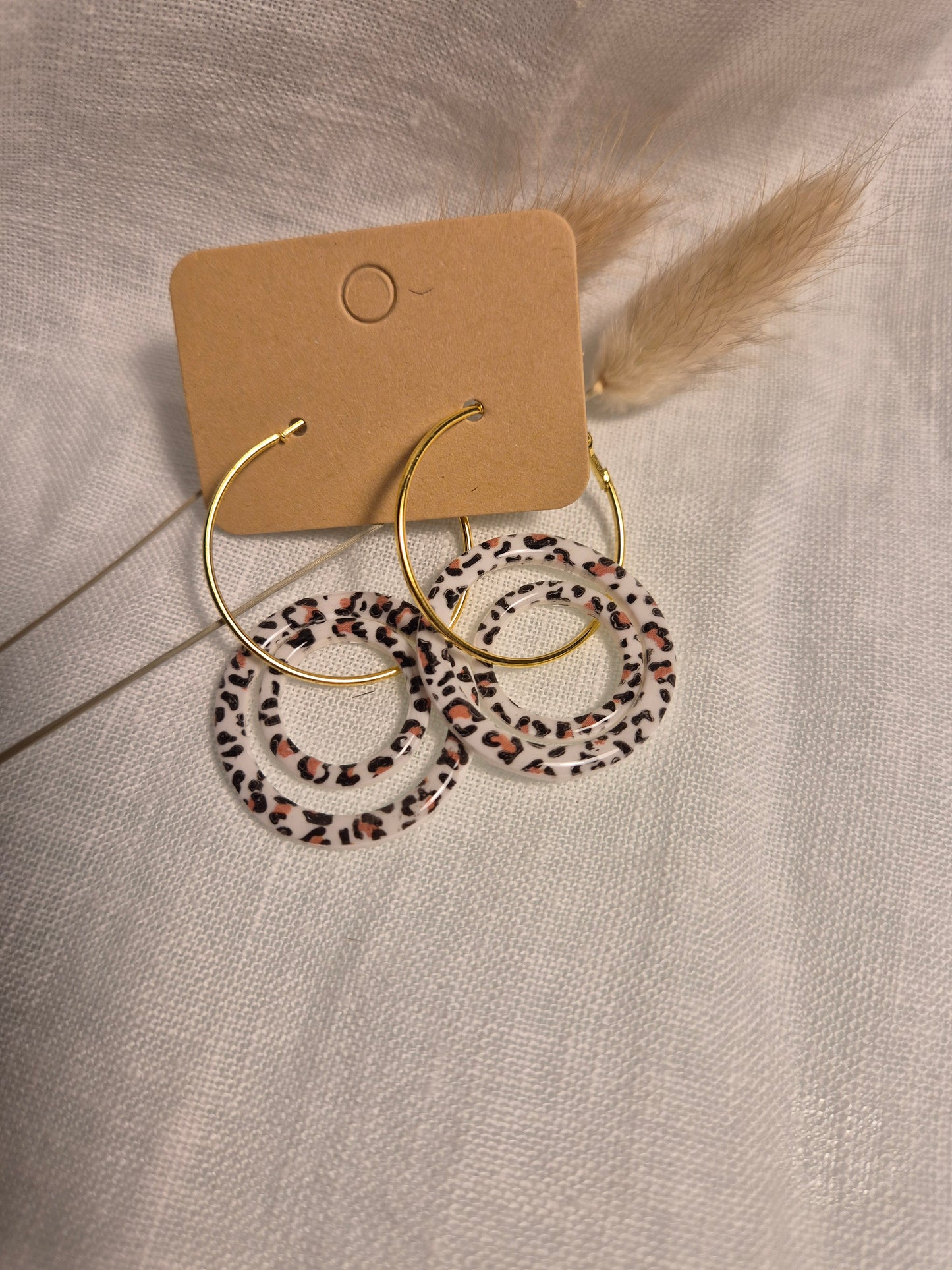 Boucle d'oreille 6cm