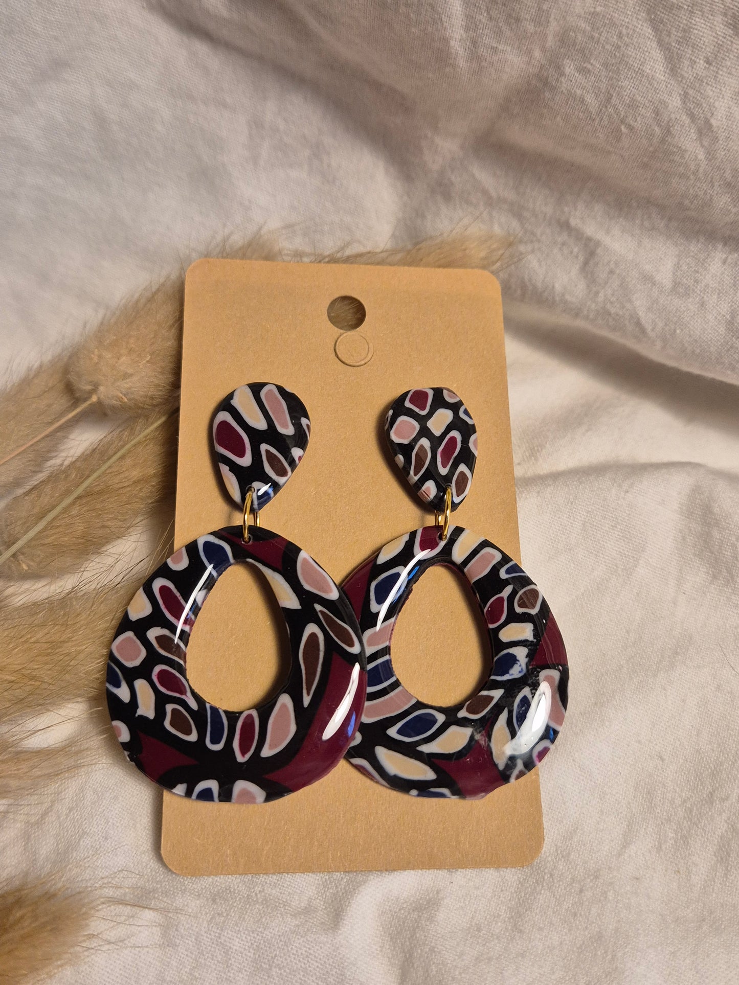 Boucle d'oreille 6cm