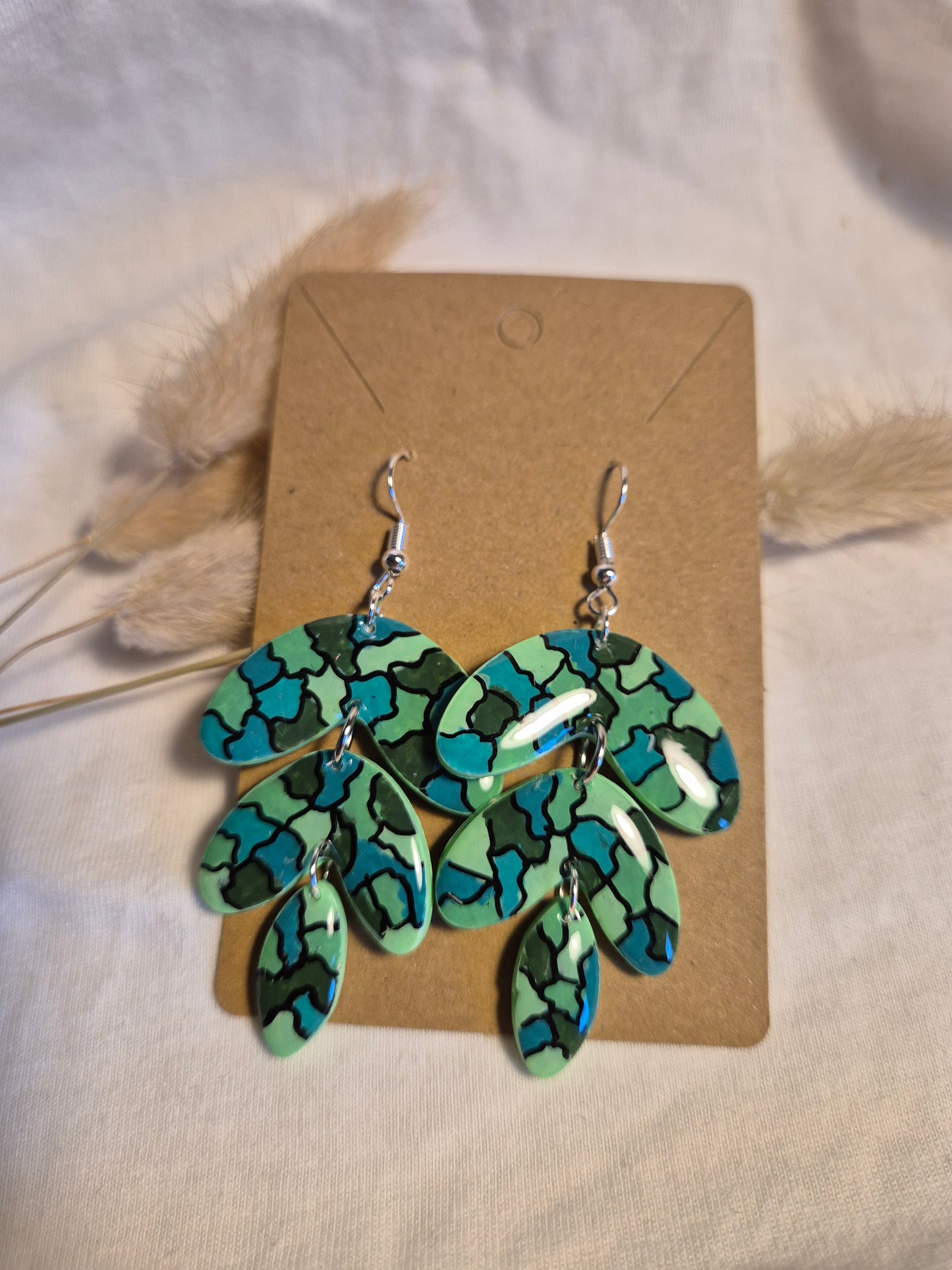 Boucle d'oreille 7cm