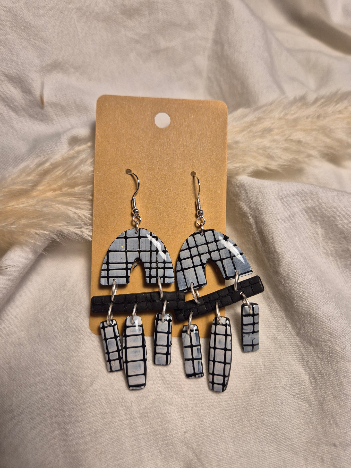 Boucle d'oreille 8cm