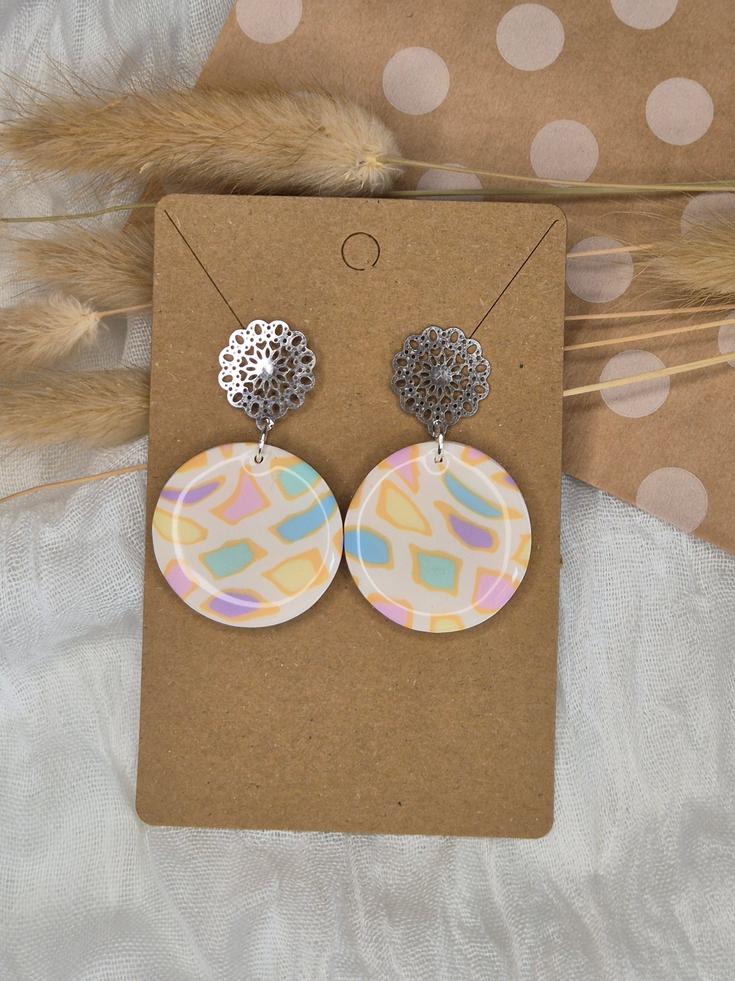 Boucle d'oreille 4,5cm