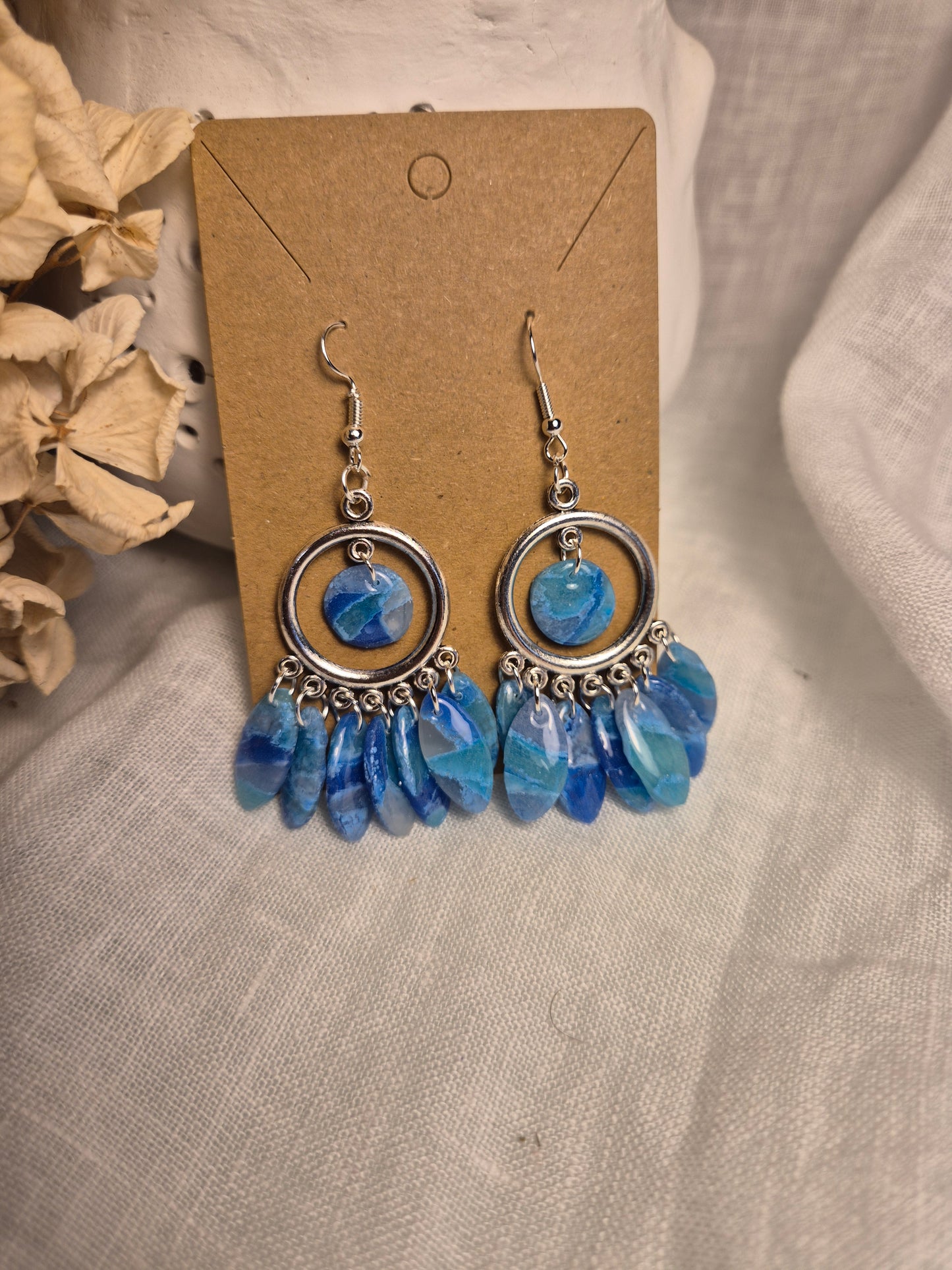 Boucle d'oreille 7cm