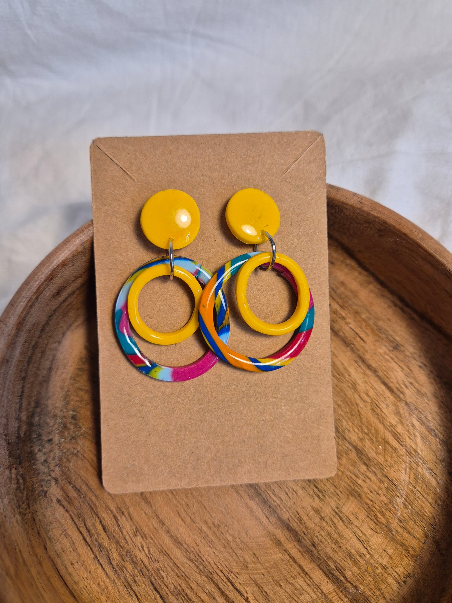 Boucle d'oreille 4,5cm