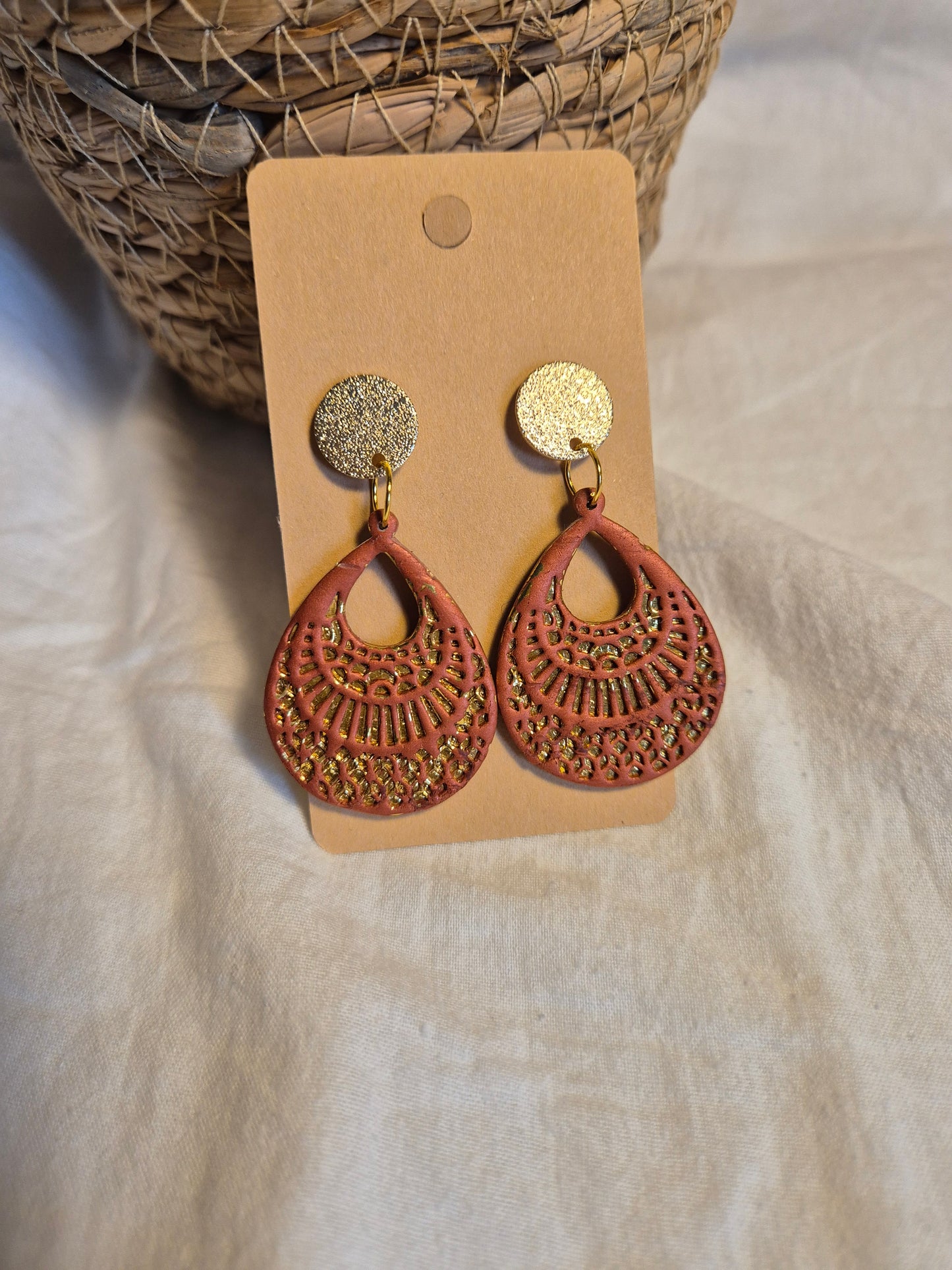 Boucle d'oreille 5,5cm