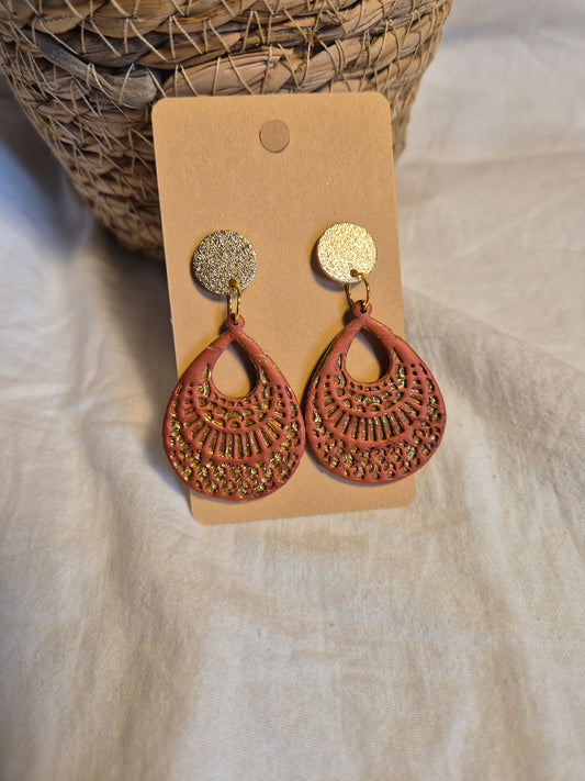 Boucle d'oreille 5,5cm