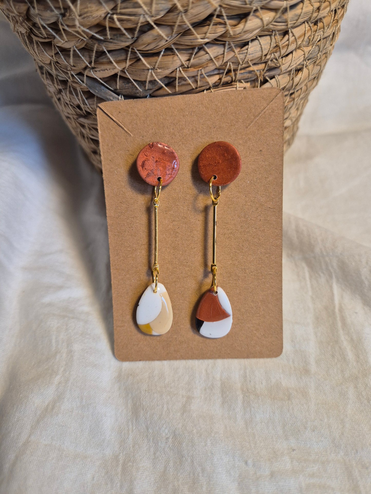 Boucle d'oreille 6,5cm