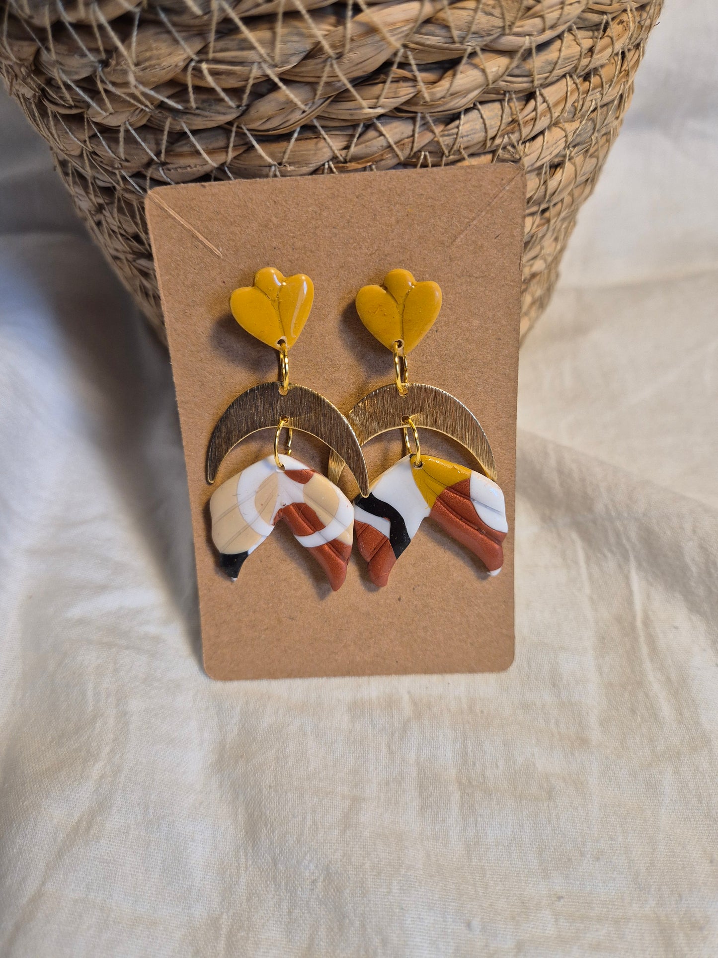 Boucle d'oreille 5,5cm