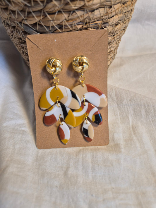 Boucle d'oreille 7cm