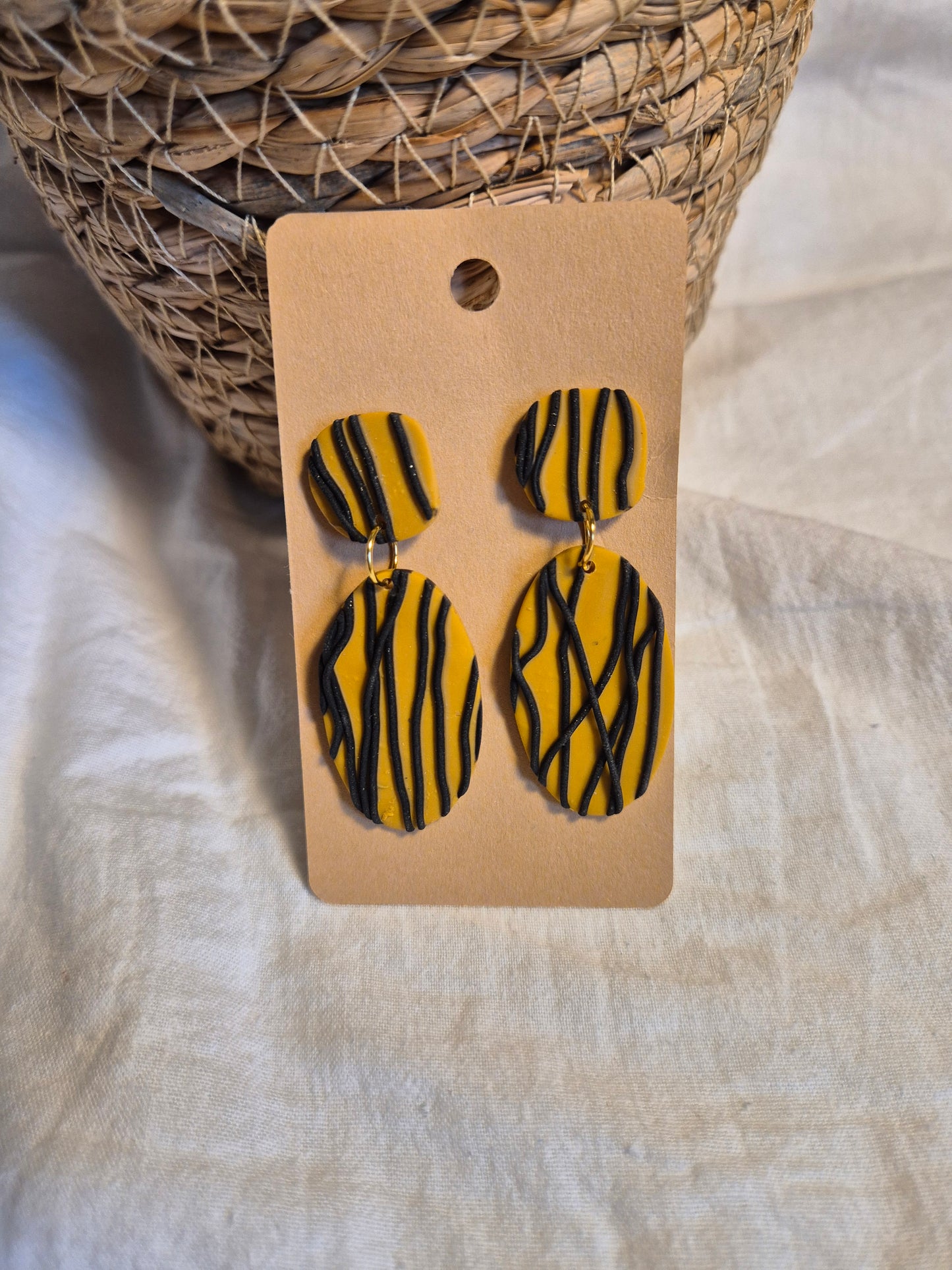 Boucle d'oreille 5,5cm