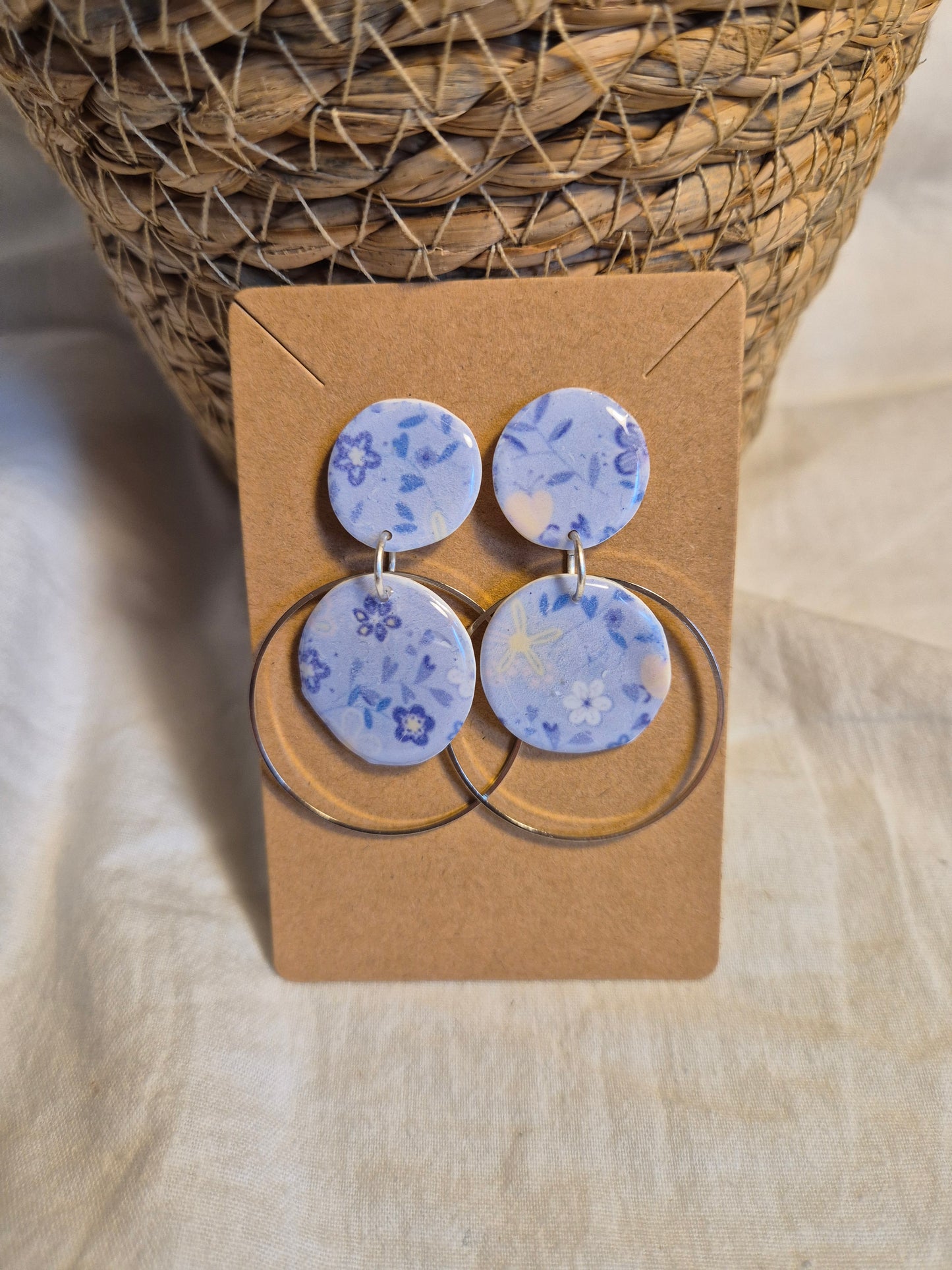 Boucle d'oreille 5,5cm