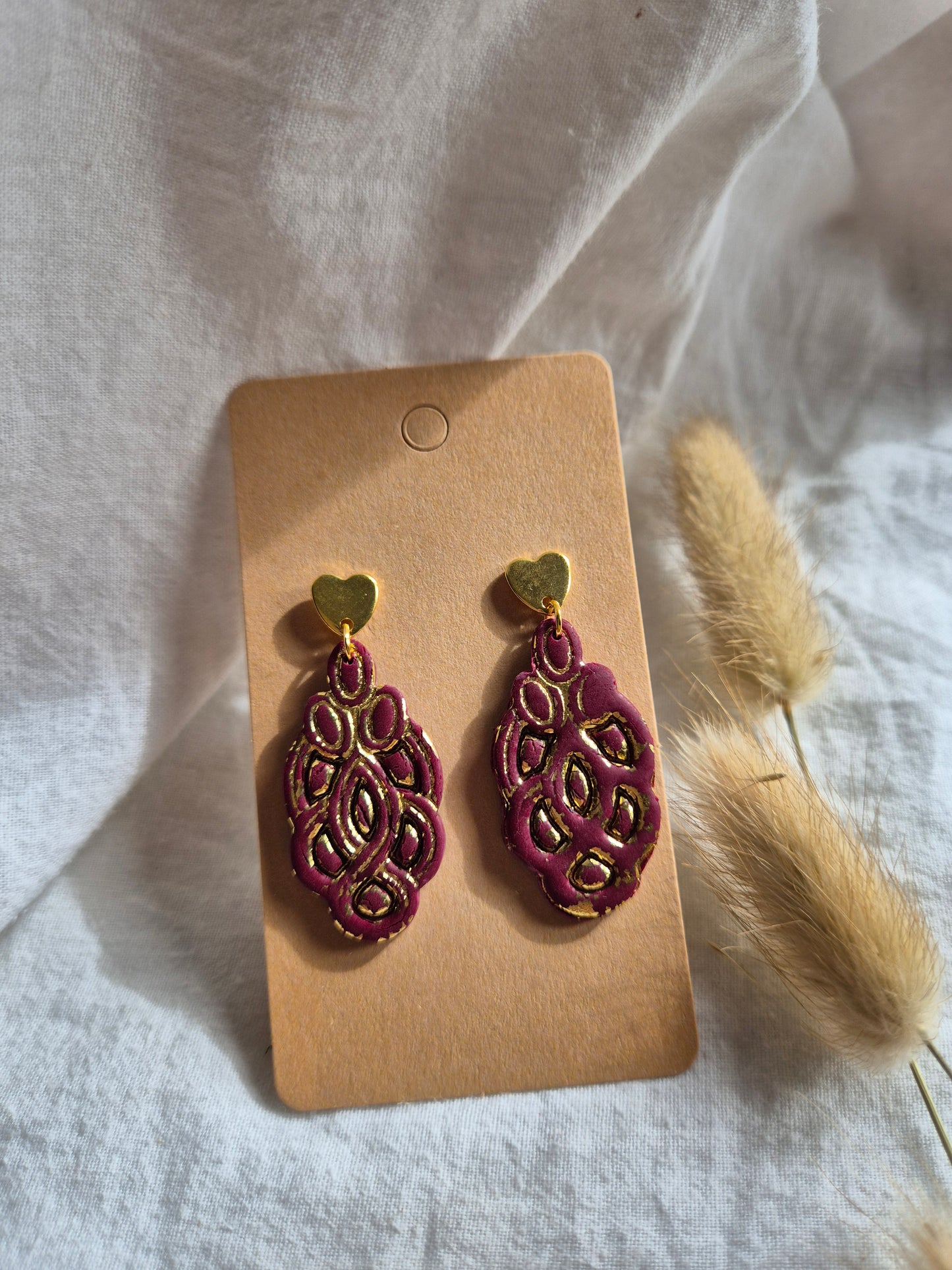 Boucle d'oreille 4,5cm