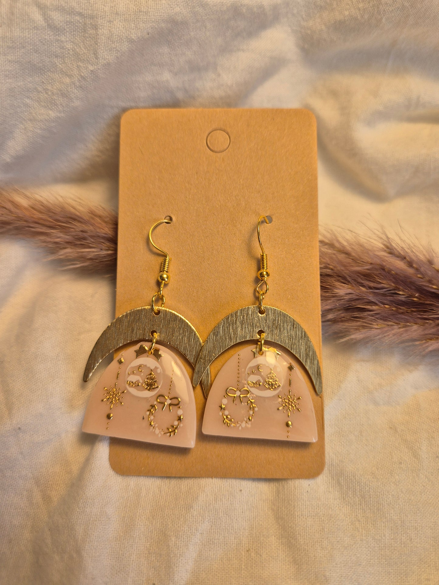 Boucle d'oreille 5,5cm