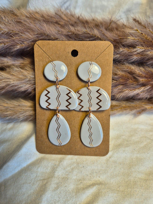 Boucle d'oreille 6,5cm
